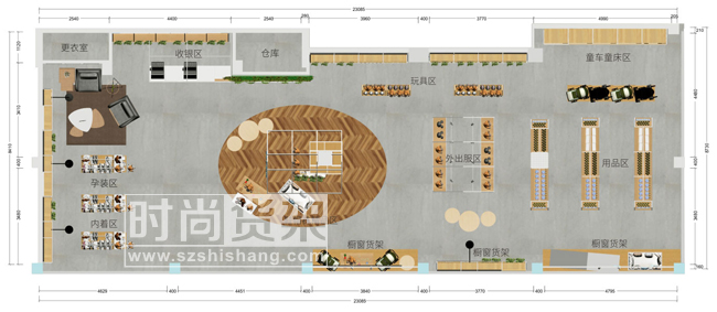 母嬰店設(shè)計平面圖